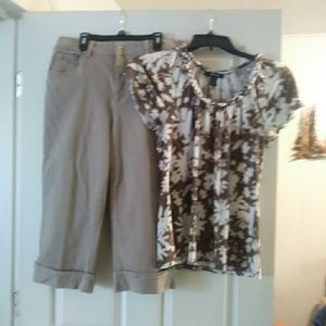 Ladies Styling Company size medium dress top and p